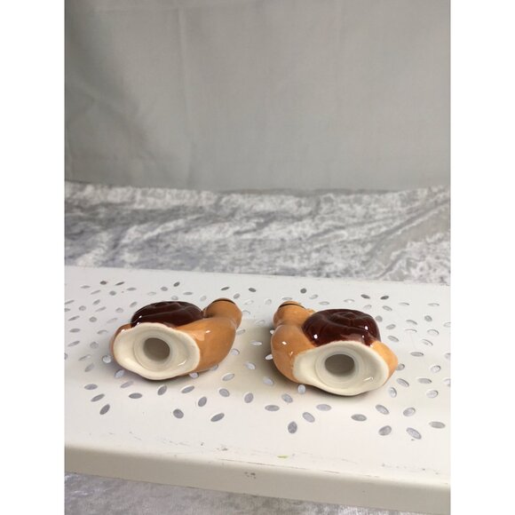 Ceramic Snail Salt & Pepper Shakers Set Of 2 Decorative Kitchen Accents - Picture 6 of 8